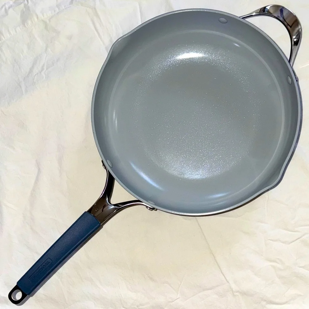 NWT TRAMONTINA - 7-Piece All-in-One Plus Pan - Non-Toxic Ceramic Interior - Picture 9 of 10
